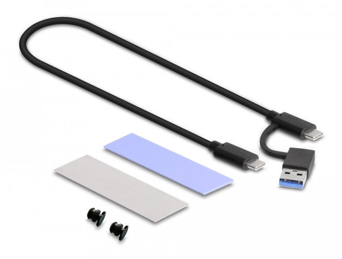 Delock 42019 Caja Externa Usb Type-C Para M.2 Nvme Pcie O Sata Ssd - Sin Herramientas