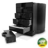 Fantec Sq-35u3e-6g Raid Schwarz 4x3,5  Sata Hdd Usb3.0 Esata