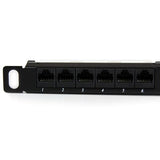 Panel De Parcheo Startech.Com  De 24 Puertos Rj45 Cat5e 110 - 0,5u Montaje En Rack - Patch Panel