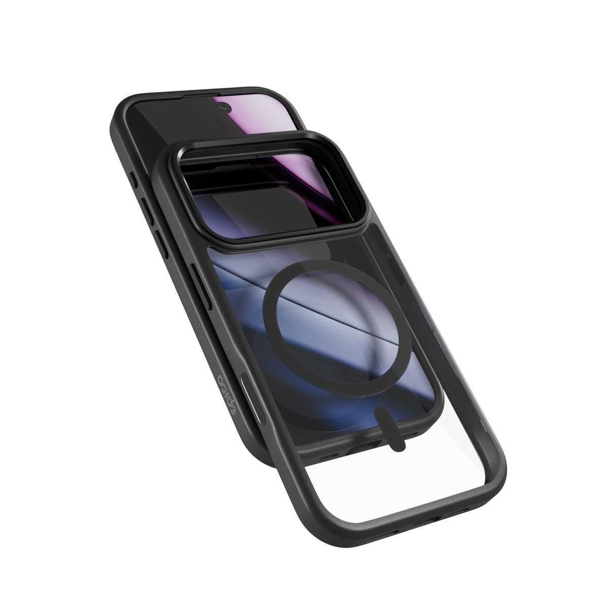 Epico Funda Hero Pro Mag+ Iphone 17 Pro Transparente Con Negro