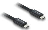 Delock Koaxiales Usb 40 Gbps Cable Usb Pd 3.1 240 W 1 M