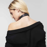 Bijoux Indiscrets Maze Collar Con Flecos Negro