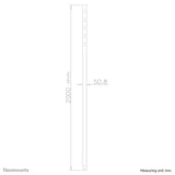 Pantalla Plana Neomounts. Tubo De Sujeción Negro Máximo 50 Kg.