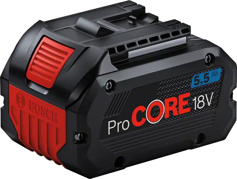 Batería Bosch Procore 18v 5,5ah Profesional, 4 Piezas (Azul/Negro, L-Boxx, Ampshare Alliance)