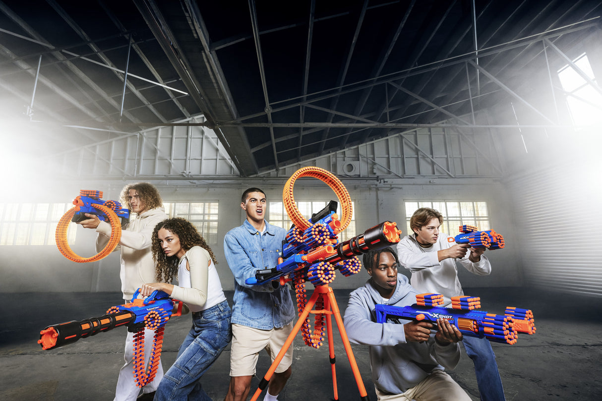 Zuru X-Shot - Insanity Blaster Rage Fire, Lanzador De Dardos Con 72 Dardos 36605