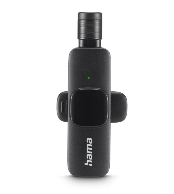 Microfono Hama De Solapa Inalambrico - 2200 Ohm - Usb-C - Sujeccion Con Clip - Negro