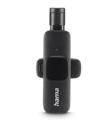 Microfono Hama De Solapa Inalambrico - 2200 Ohm - Usb-C - Sujeccion Con Clip - Negro