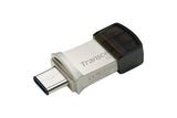 EAN 0760557846154 - Transcend JetFlash 890 unidad flash USB 128 GB USB Type-A / USB Type-C 3.2 Gen 1 (3.1 Gen 1) Negro, Plata imagen 1