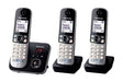 EAN 5025232675432 - Panasonic KX-TG6823GB teléfono Teléfono DECT Identificador de llamadas Negro, Plata imagen 1