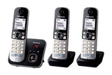 EAN 5025232675432 - Panasonic KX-TG6823GB teléfono Teléfono DECT Identificador de llamadas Negro, Plata imagen 1