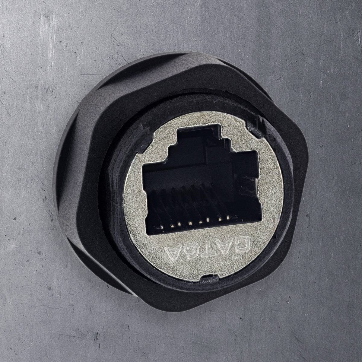 Adaptador Rj45 Cat6a, Ip68, Cat.6a, Mini, Blindado, 2 Tomas Rj45 Para Panel Inline