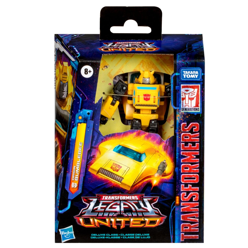 Figura Hasbro Transformers Legacy United Deluxe Origin Bumblebee