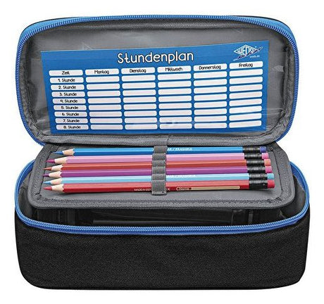 EAN 4003801861951 - Wedo 242 43010 caja de lápices Estuche suave Poliéster Negro, Azul imagen 3