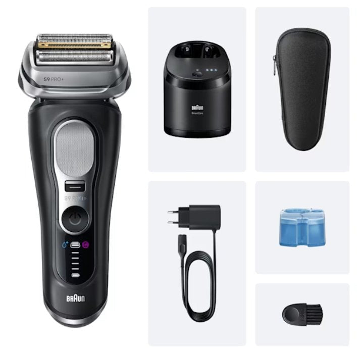Braun Series 9 Pro+ 9660cc, Negro Navaja 8700216554275