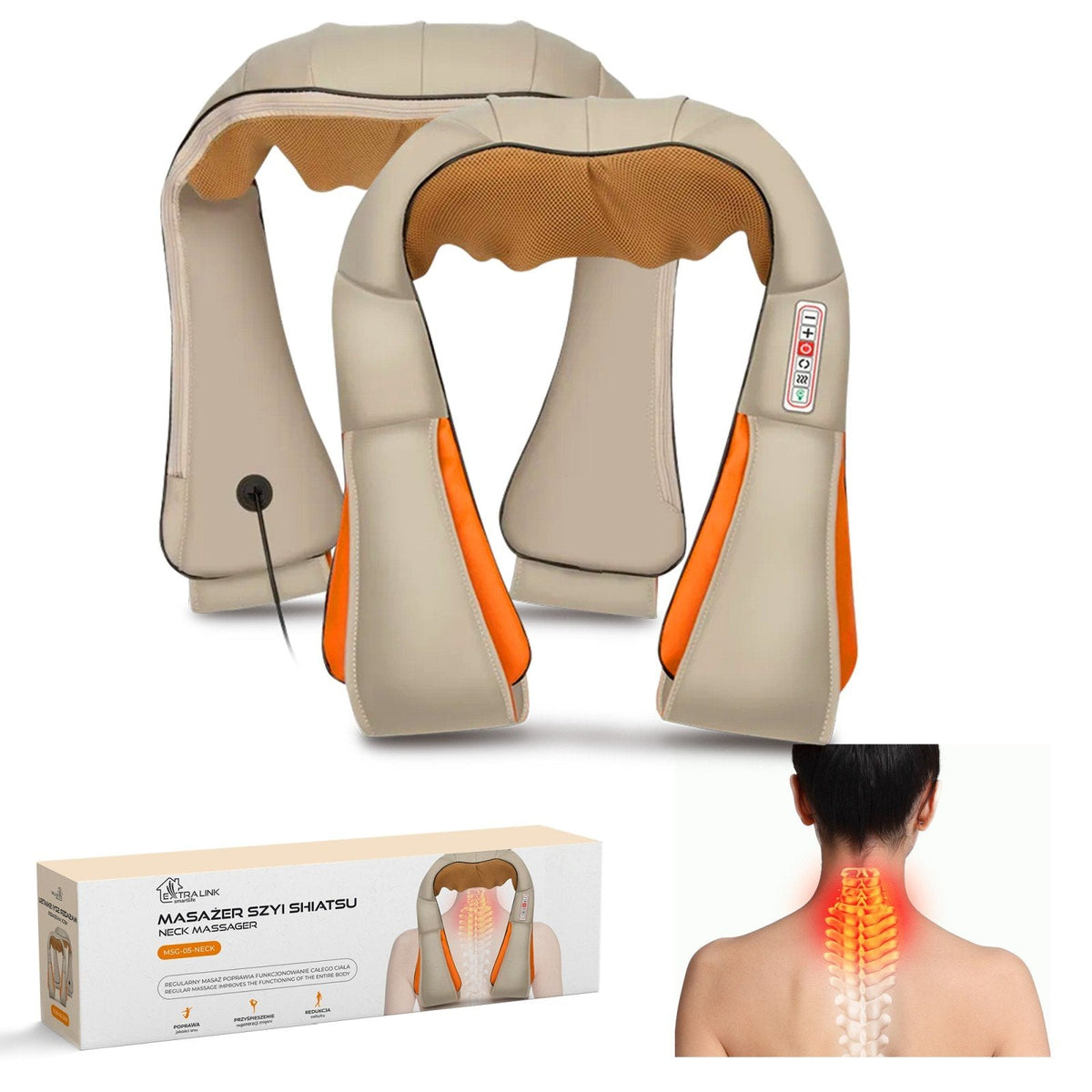 Extralink Smartlife Neck Massager  Masa¯Er Do Karku