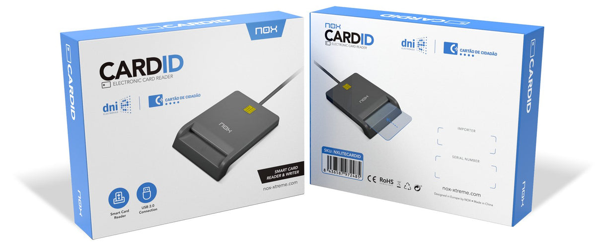 Lector De Tarjetas Externo Nox Electronica Usb