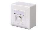 EAN 4016032320203 - Digitus DN-9007-S-1 toma de corriente 2 x RJ-45 Blanco imagen 4