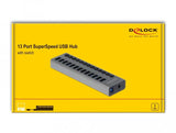 Delock Hub Superspeed Usb 3.0 Con 13 Puertos + Interruptor