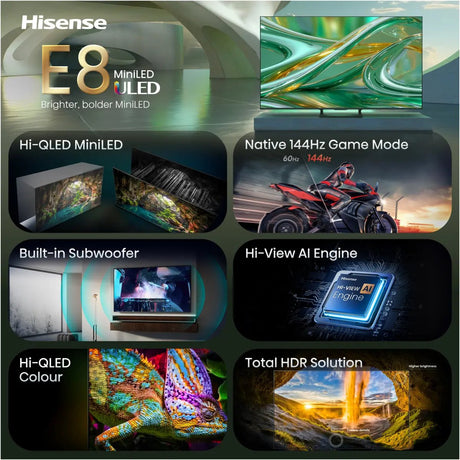 EAN 6942351434582 - Hisense 55E8S 139,7 cm (55") 4K Ultra HD Smart TV Wifi Negro imagen 13