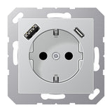 Jung A1520-15caal Schukosteckdose M.Usb Typ Ac