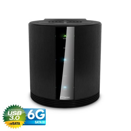 Fantec Sq-35u3e-6g Raid Schwarz 4x3,5  Sata Hdd Usb3.0 Esata