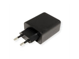 Value Usb Charger Mit Euro-Stecker, 3-Port (Typ-A, 2x Typ-C), 65w, Gan
