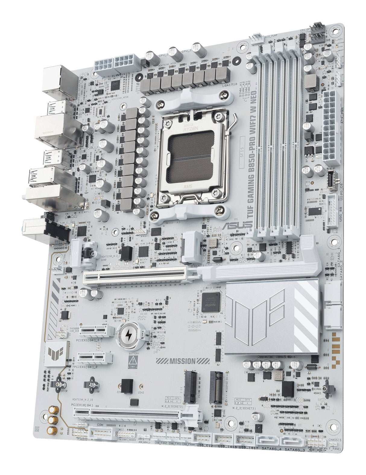 Placa  Base Asus Tuf Gaming B850-Pro Wifi7 W Neo Amd,Am5,Ddr5,Atx