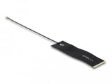 Delock Lora Antenne 863 - 928mhz 4mhf Stecker 1.68 Dbi 15cm 1.13 Fpc Schwarz Klebemontage