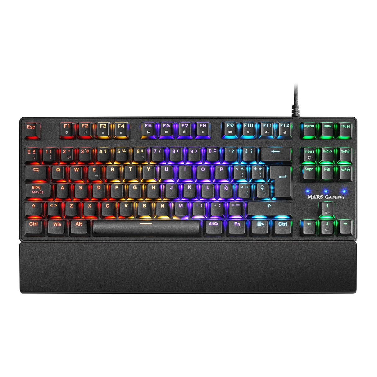 EAN 4718009158528 - Mars Gaming MKXTKLBES teclado Juego USB QWERTY Negro imagen 1