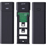Inline Caja Externa Usb3.2 Gen.2 Usb Tipo-C A M.2 Ssd (Pcie Nvme Y Sata) Sin Herramientas