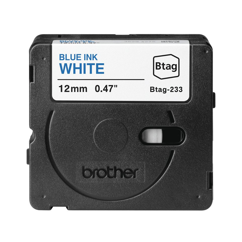 Brojoher Cinta Btag233 / Btag-233 Azul Sobre Blanco