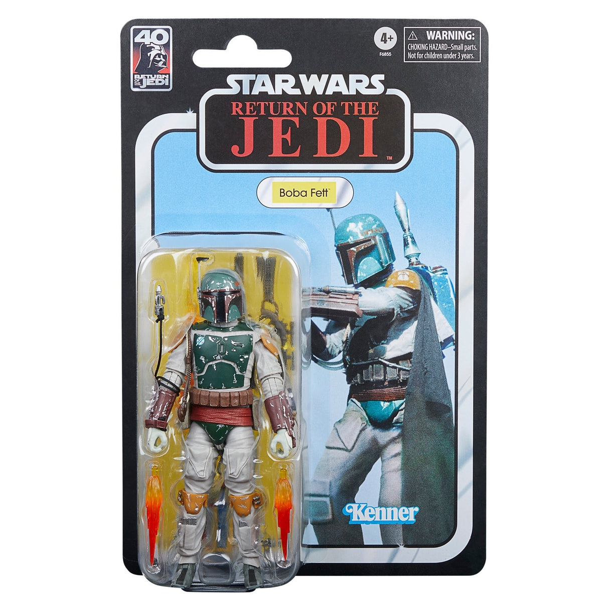 Figura Hasbro The Black Series Star Wars 40th Aniversario El Retorno Del Jedi Boba Fett