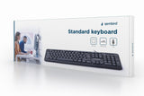 EAN 8716309085830 - Gembird KB-U-103-PT teclado Oficina USB Portugués Negro imagen 4