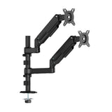 Aisens Soporte De Mesa Eco Contrapeso Giratorio E Inclinable Para Monitor/Tv 9kg (3 Pivotes, 2 Brazos) De 17-32, Negro