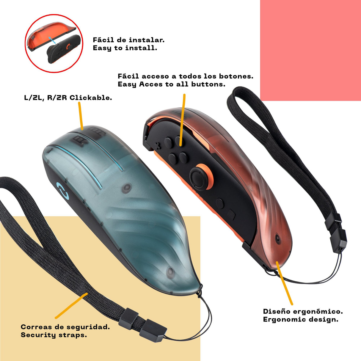 EAN 8436563094835 - Blade Gaming BL1008 accesorio de controlador de juego Funda antideslizante para mando imagen 6