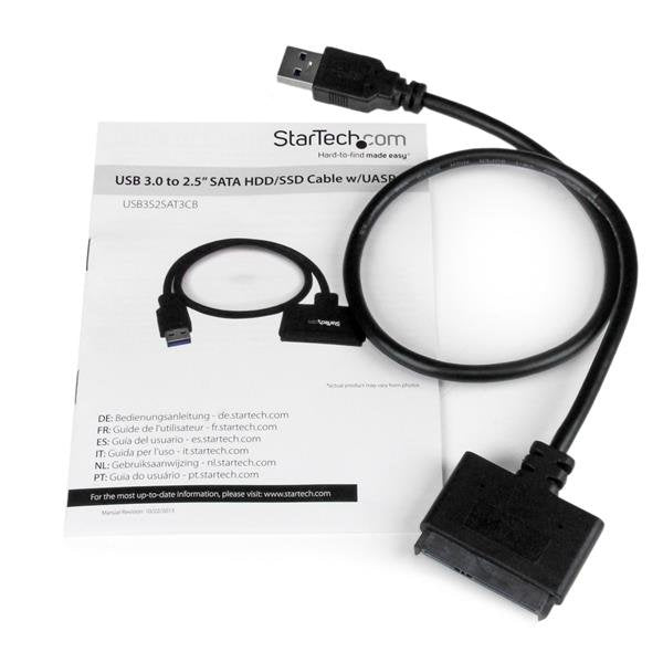 EAN 0065030854696 - StarTech.com USB3S2SAT3CB base para portátil y replicador de puertos Negro imagen 4