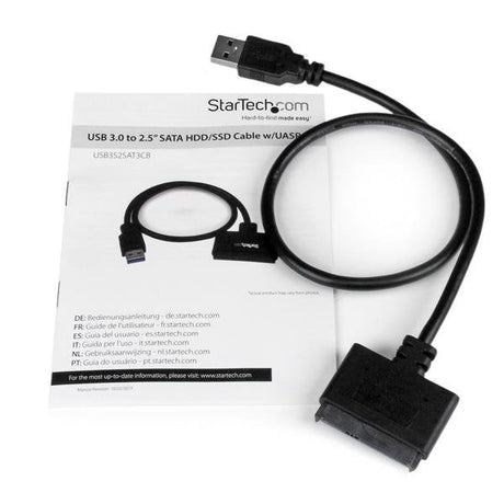 EAN 0065030854696 - StarTech.com USB3S2SAT3CB base para portátil y replicador de puertos Negro imagen 4