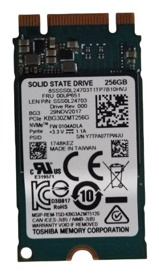 Ssd Asm.256g M.2 2242 Pcie3x2 - Warranty: 6m