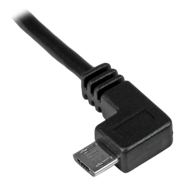 Startech Cable 1m Micro Usb Acodado Izquierdo