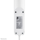 Neomounts Ds22-840wh6 Regleta De Sobremesa Con Abrazadera Y Puertos Usb-C Y Usb-A - Carga Rápida