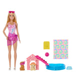 Mattel Barbie Puppy Pool Party - Aloha Blonde Jbf35