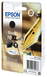 Epson Durabrite Ultra Ink Cartucho Negro 16xl (Blister+ Alarma Acustico/Radiofrecuencia)