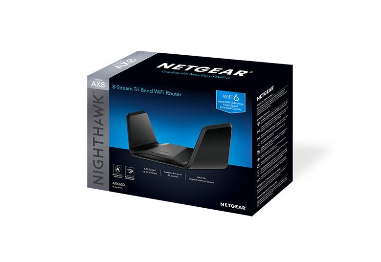 Wl-Router Netgear Rax70-100eus Nighthawk Ax6600 5-Port