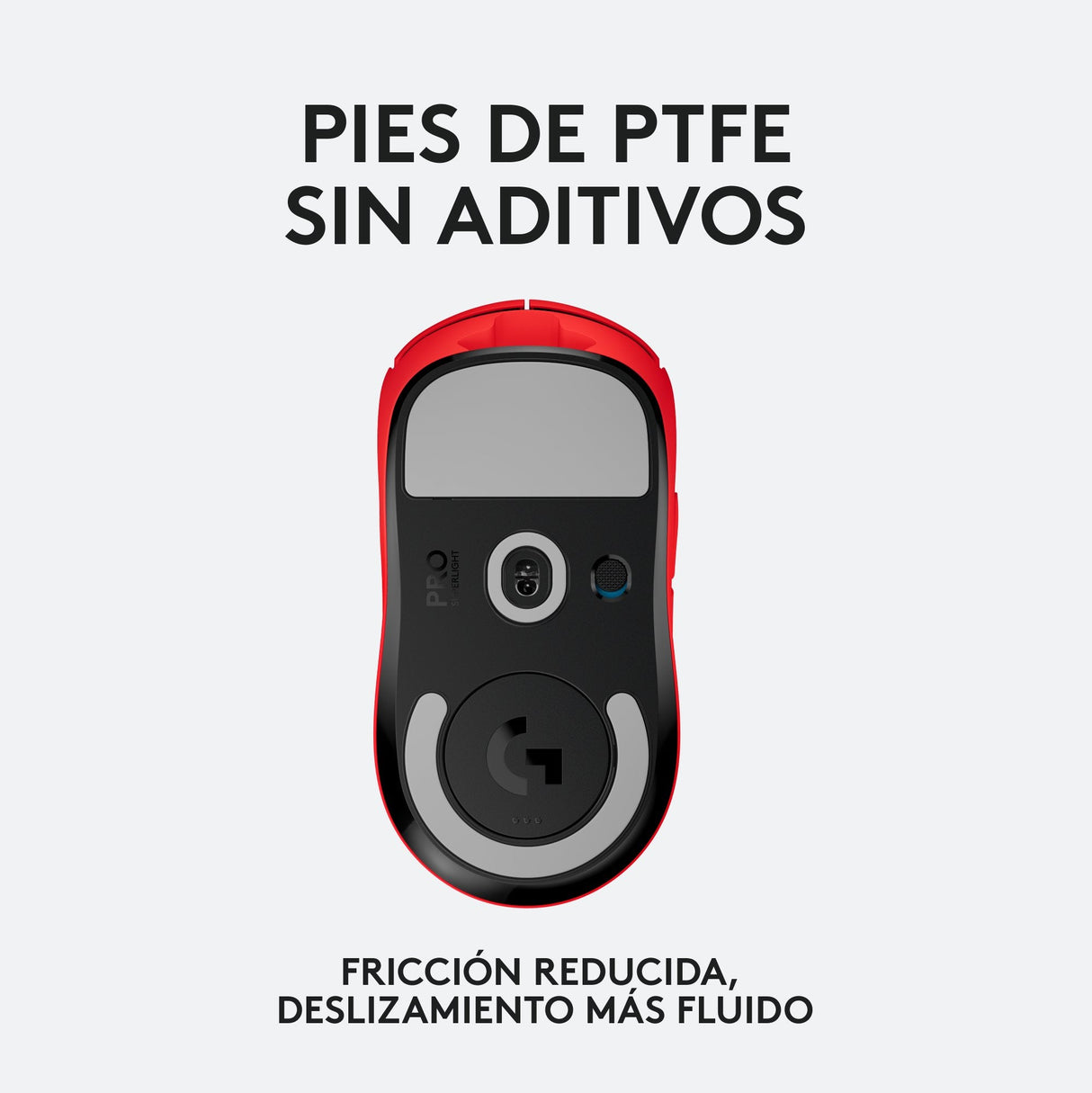 Mouse Logitech G Pro Superlight Wl Rojo