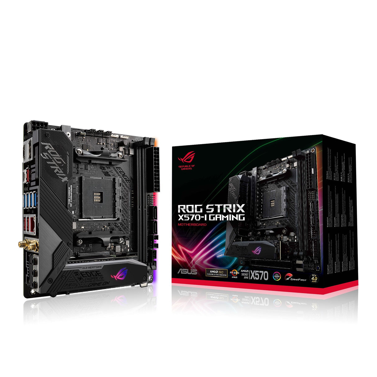 Placa Base Asus Rog Strix X570-I Gaming (Amd,Am4,4ddr,Mitx)