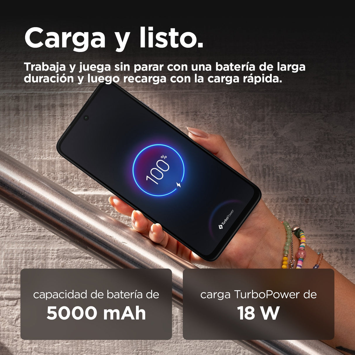 Smartphone Moto G35 5g Greystone 8+256gb