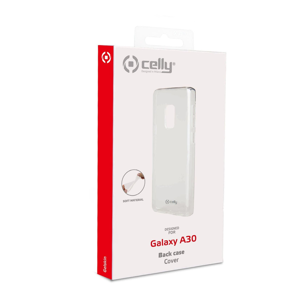 Celly Carcasa Gelskin Para Samsung Galaxy A30, Transparente