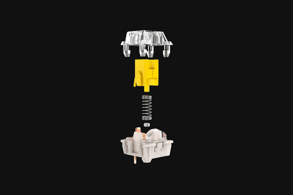 Juego De Interruptores Amarillos Razer, Interruptores De Teclas Amarillos/Transparentes, 36 Piezas Rc21-02040100-R3m1