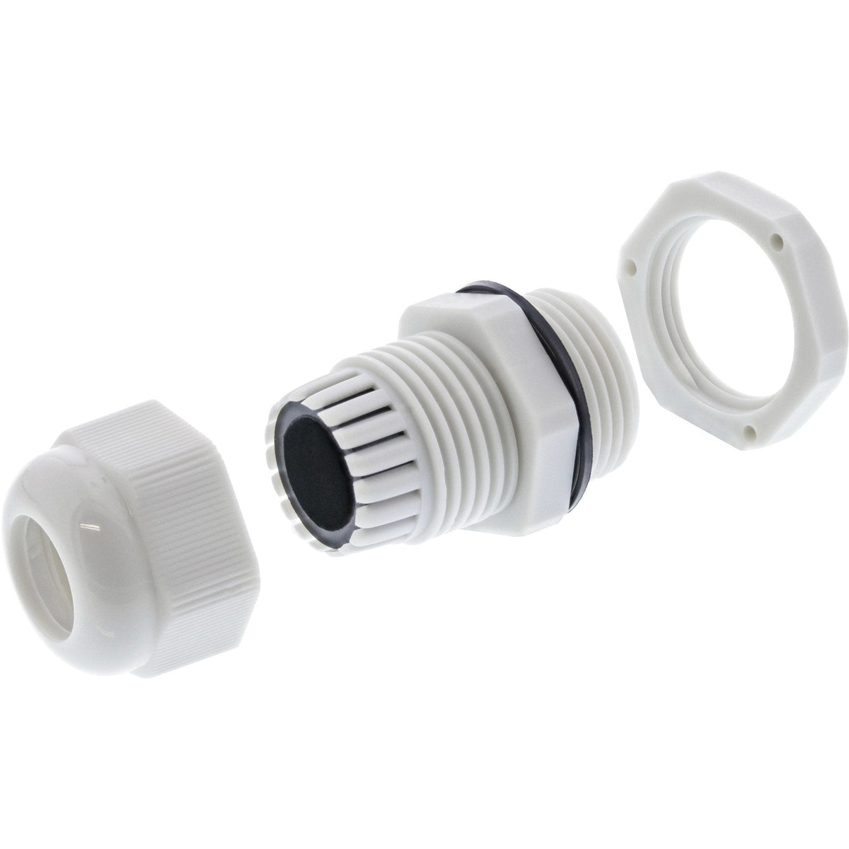 Prensaestopas Inline Nylon Ip68 3.5 - 6mm Gris