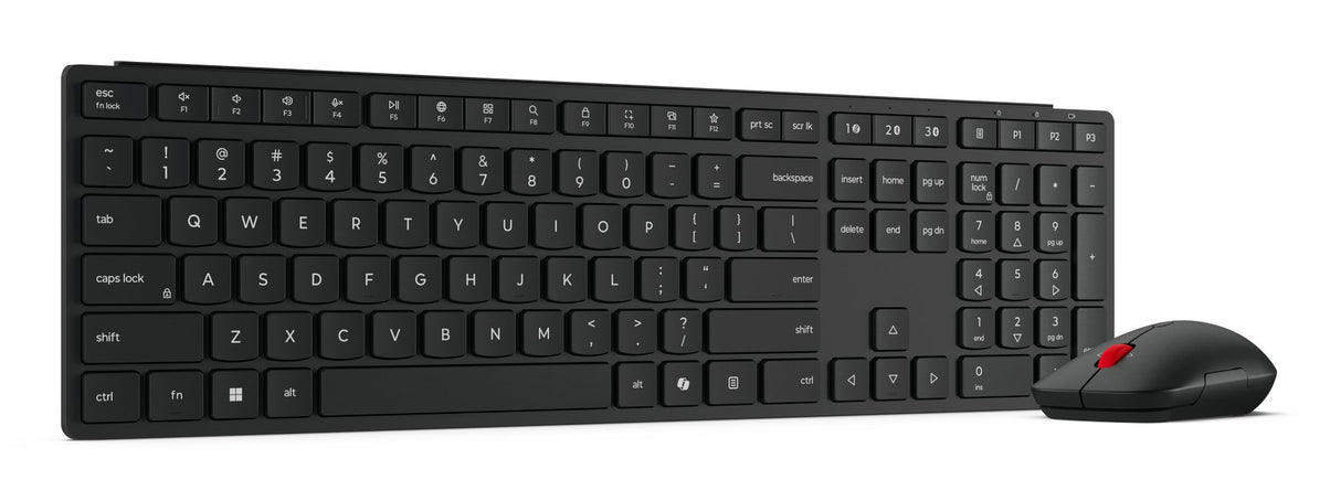 EAN 0195892125426 - Lenovo 4X31S04810 teclado Ratón incluido Oficina RF Wireless + Bluetooth Inglés de EE. UU. Negro imagen 5